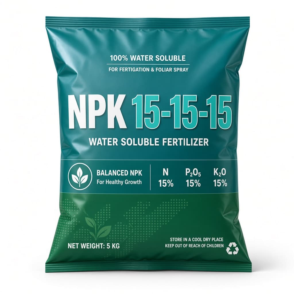 Water-soluble NPK 15-15-15 — 5 kg