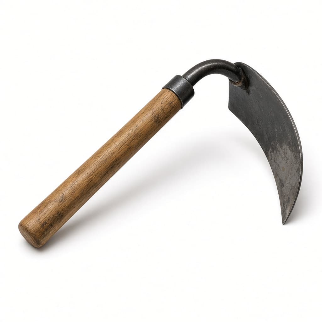 Compact weeding hoe