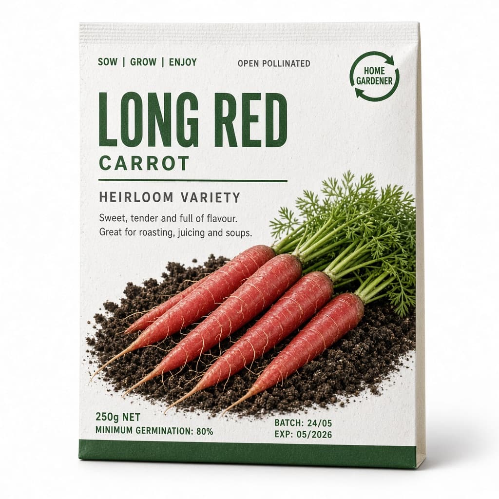 Long red carrot seed — 250 g